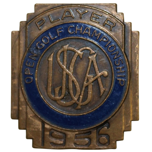 Deane Beman's 1956 US Open Championship at Oak Hill Contestant Badge