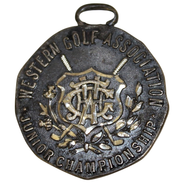 Deane Beman's 1956 Western Golf Junior Championship Runner-Up Medal