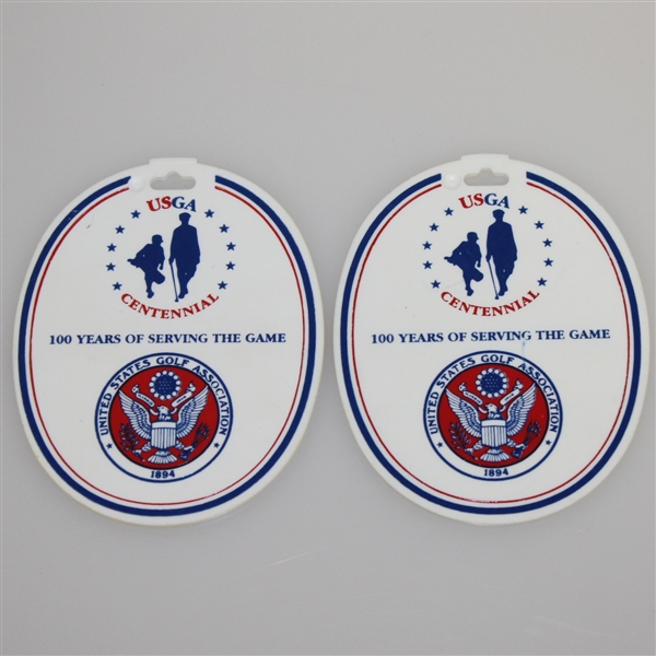 Deane Beman's 1995 US Senior Open Championship Official Competitor Bag Tags