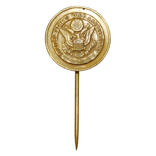 Deane Beman's Undated USGA Gold Pin
