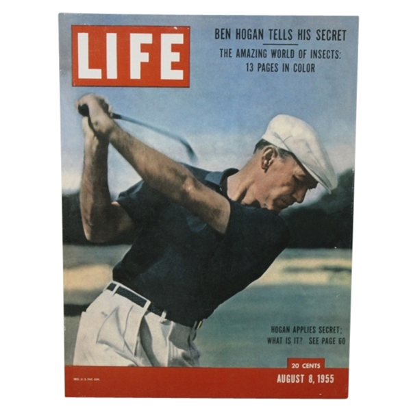 Reproduced Ben Hogan 1955 LIFE Magazine Cover OVERSIZE Display Format - 30 x 40