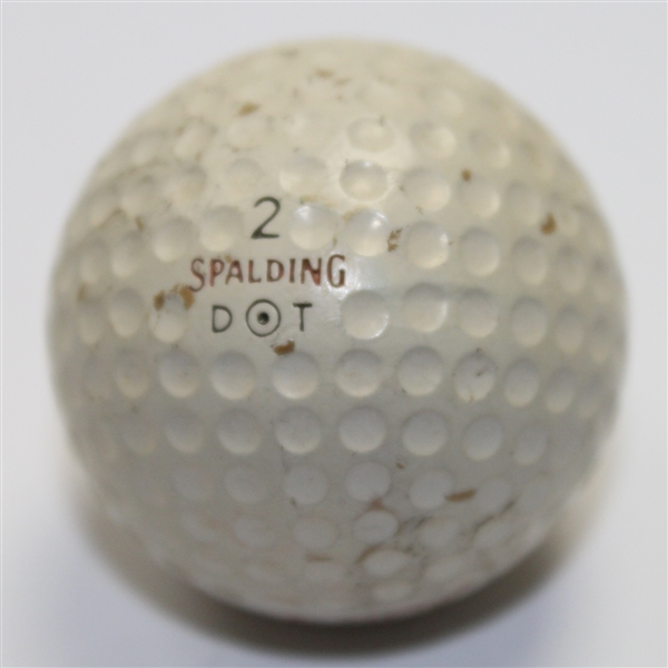 Dwight Eisenhower Personal Spalding Dot #2 'MR. PRESIDENT' Golf Ball (With Consistent Use)