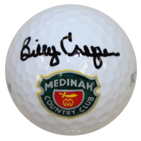 Billy Casper Signed Medinah Country Club Logo Golf Ball JSA #M49758