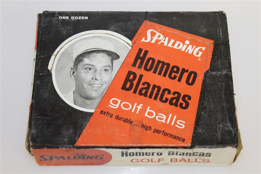 Homero Blancas Spalding Extra Durable High Performance Dozen Golf Balls - Circa 1963