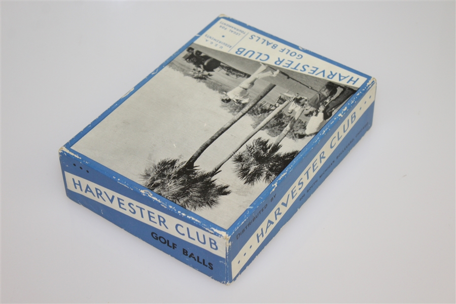 Three Vintage Golf Ball Boxes - Tommy Armour, Glasgow, & Harvester Club