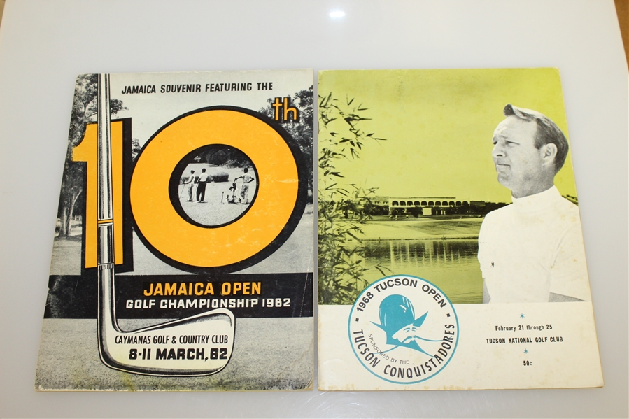Four 1960's Tournament Programs - Tucson Open, Jamaica Open, Greater Dallas, & Greater Greensboro