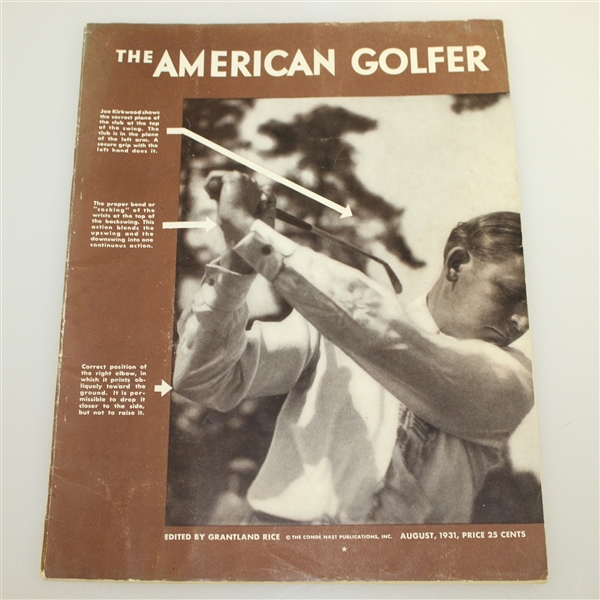 1931 & 1934 'The American Golfer' Magazines - Both are August