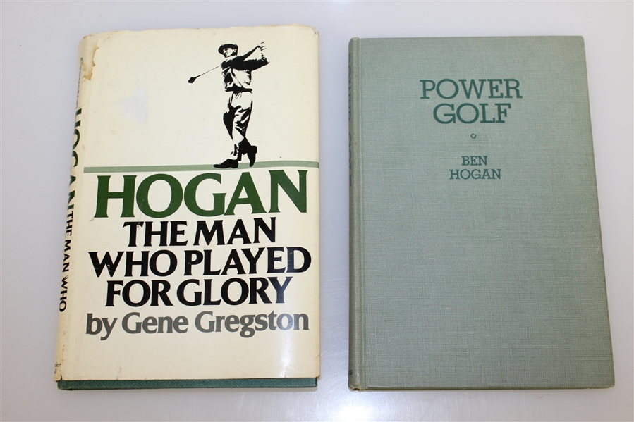 Four Ben Hogan Golf Books - Five Lesson, Man Who Played for Glory, & Power Golf(x2) - Roth Collection