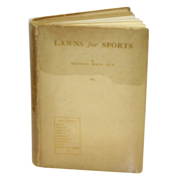 1924 'Lawns for Sport' Book by Reginald Beale - Roth Collection
