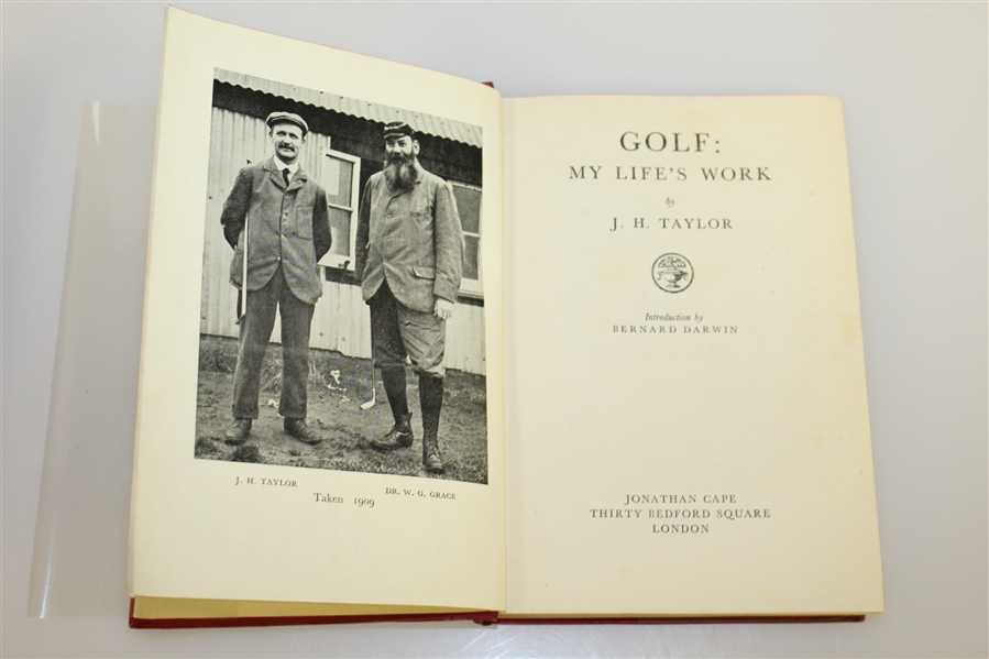 'Golf: My Life's Work (J.H. Taylor)', 'First Steps to Golf (Brown)', & 'Trent's Own Case (Bentley & Allen)' - Roth Collection