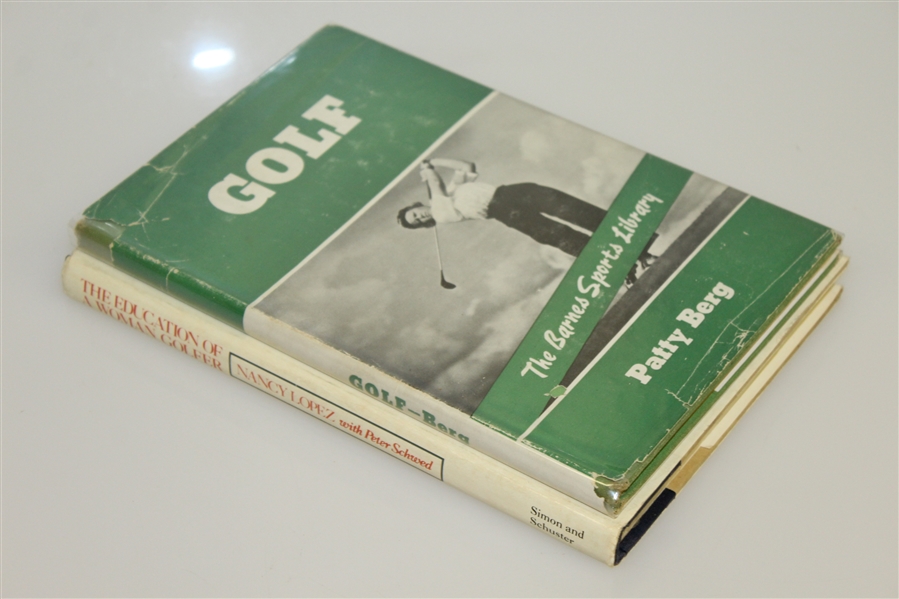 Patty Berg Signed 1941 'Golf' & Nancy Lopez Signed 1979 'Woman Golfer' Books - Roth Collection JSA ALOA