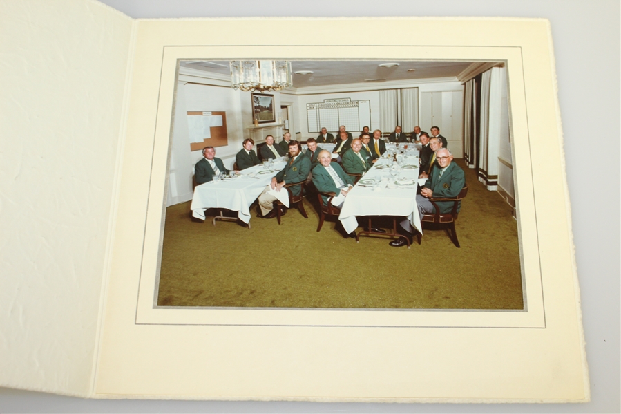 Bob Goalby's Undated Masters Champions Club Dinner Photo in Original Sleeve