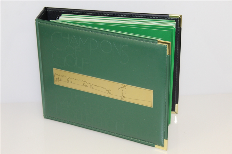 Bob Goalby's Personal GSV 'Champions of Golf' Masters Collection Book, Binder, Letters, Additions, and more 