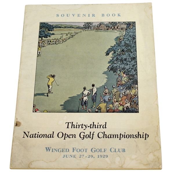 1929 US Open Championship @ Winged Foot Program - Bobby Jones Win - Few Survive Today!
