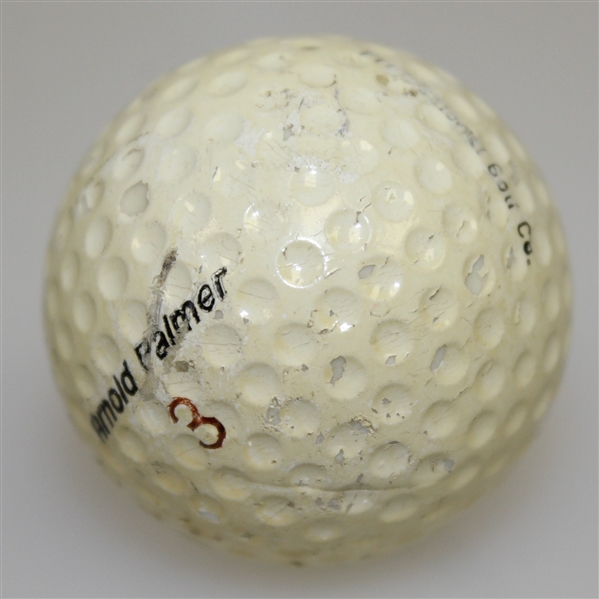 Arnold Palmer Vintage Signed 'Arnold Palmer Autograph' Logo Golf Ball JSA ALOA