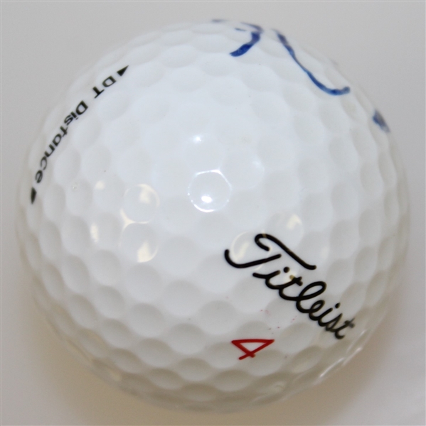Tiger Woods Signed Nissan Open Logo Golf Ball FULL JSA #Z69849