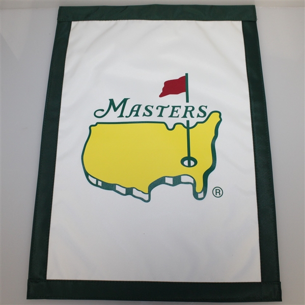 Arnold Palmer & Jack Nicklaus Signed Masters Undated Garden Flag JSA ALOA