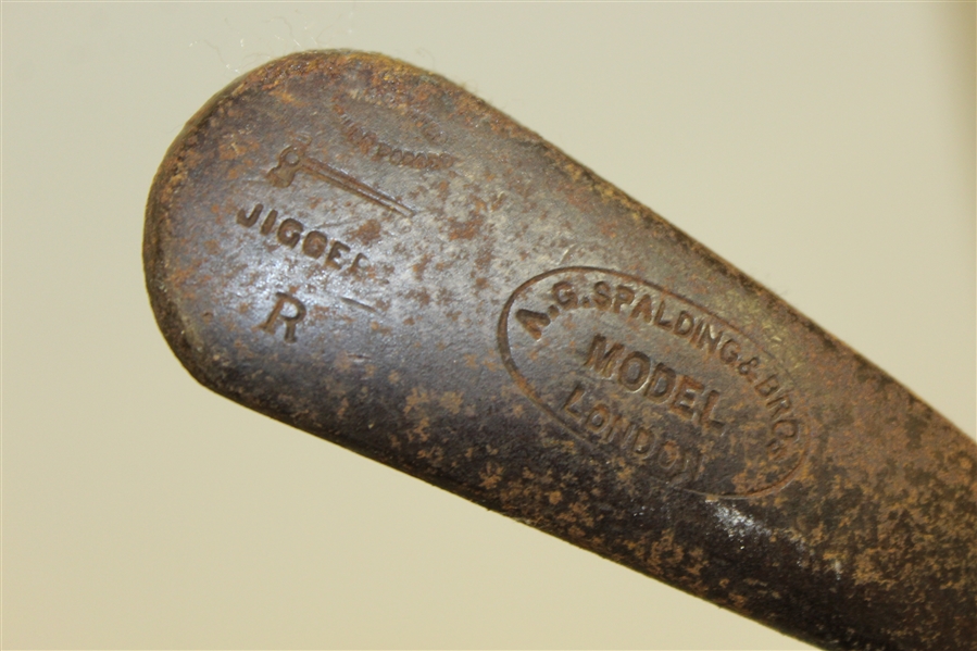A.G. Spalding & Bros London Model Jigger - Made in England Shaft Stamp