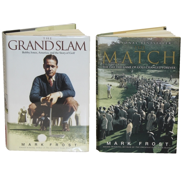 'The Grand Slam' Bobby Jones & 'The Match' Golf Books - Excellent Condition