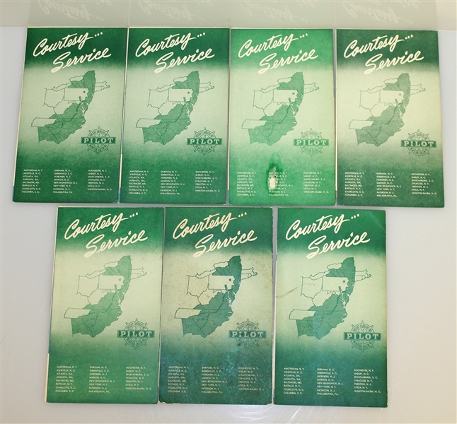 Sam Snead 'Teeing Off with Sam Snead' Booklet Complete Set - One Signed JSA ALOA