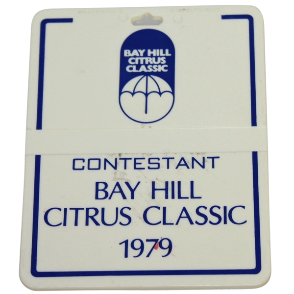 1979 Bay Hill Citrus Classic Championship Contestant Bag Tag