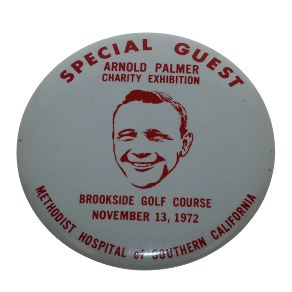 1972 Arnold Palmer Charity Exhibition Special Guest Badge
