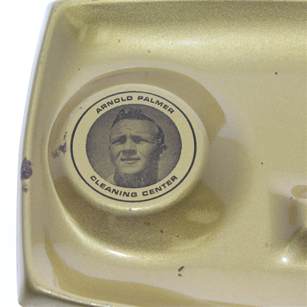 Arnold Palmer Cleaning Center Metal Ash Tray