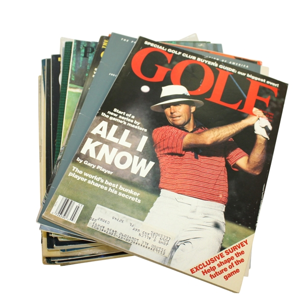 Assorted Golf Magazines - 27 Total - Time, PGA, Golf Illustrated, Etc