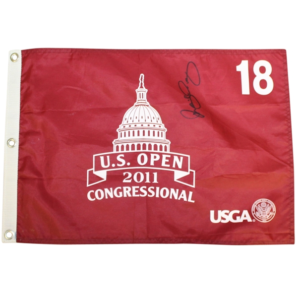 Rory McIlroy Signed 2011 US Open Championship at Congressional Flag JSA ALOA