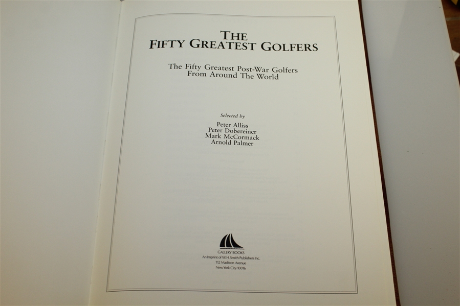 'The Fifty Greatest Golfers' Book - Fifty Greatest Post-War Golfers from Around the World - Roth Collection
