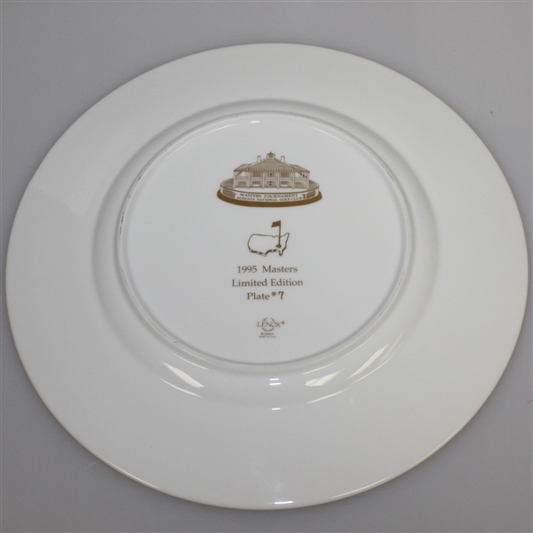 1995 Masters Tournament Lenox Limited Edition Member Plate #7