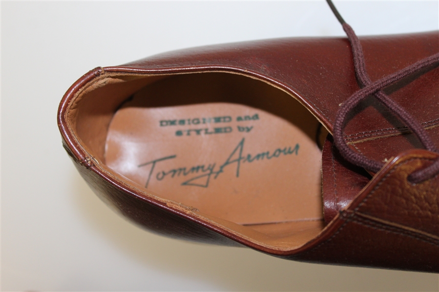 1950's Tommy Armour Mint Golf Shoes in Original Advertising Box