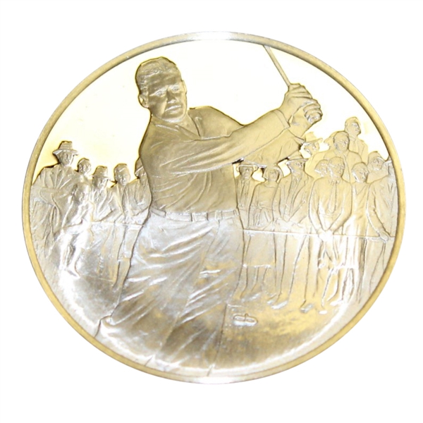 Bobby Jones Sterling Silver Grand Slam - 1930 Golf Legends Coin