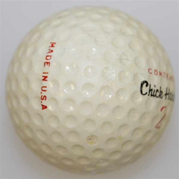 Chick Harbert 'Contender' Logo 2 Golf Ball - Sourced From Family