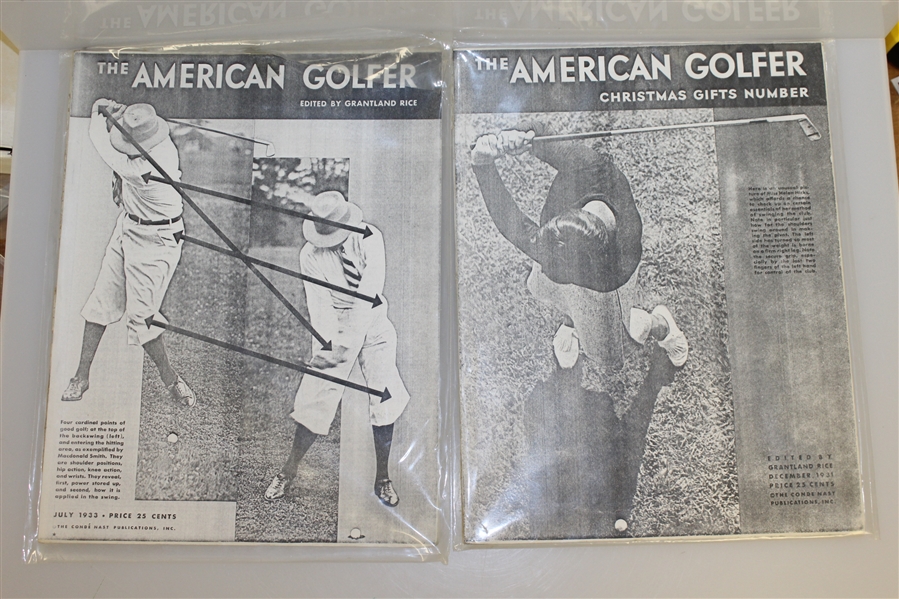 Eighteen Issues of 'The American Golfer' Magazine - April 1930 - January 1936