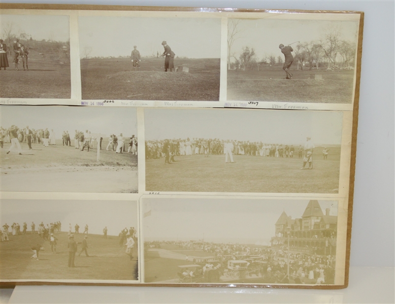 Twelve 1896 Images - Fairfield Golf Club House - Two Sheets (Matted on Cardboard)