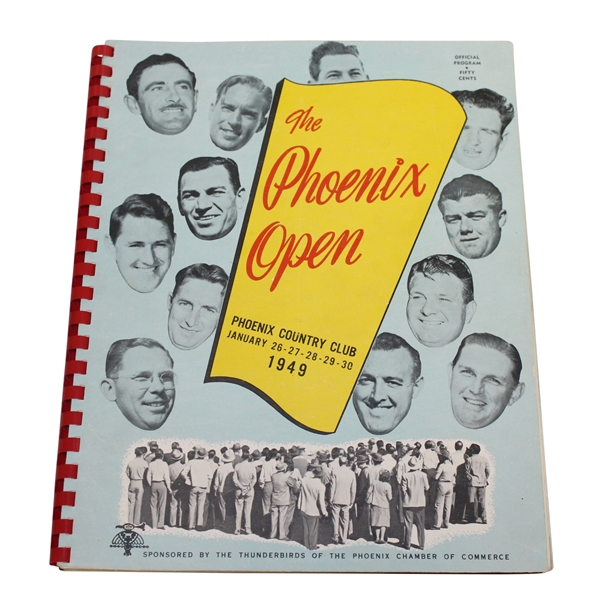 1949 The Phoenix Open at Phoenix Country Club Program - Jimmy Demaret Winner