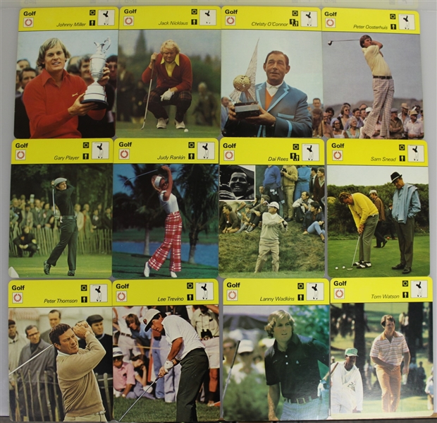 Complete Set of Broadcasters Golf Cards - Grand Slam, World Cup, HoF, Ryder Cup, and More