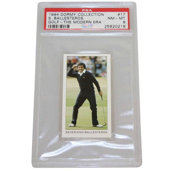Seve Ballesteros 1994 Dormy Collection 'The Modern Era' Golf Card #17 PSA/DNA NM-MT 8 #25620218