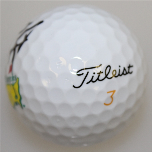 Danny Willett Signed Masters Logo Golf Ball JSA ALOA