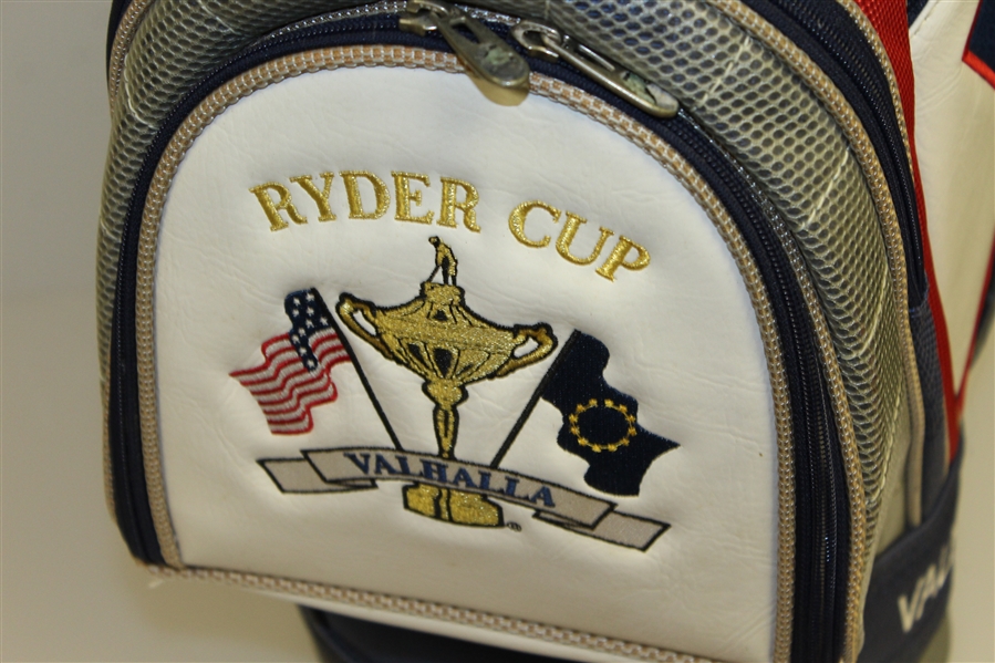 Paul Azinger (Captain) Signed Vice Captain Ray Floyd's 2008 Ryder Cup USA Team Golf Bag JSA ALOA