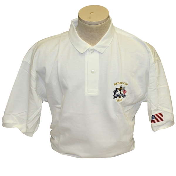Ray Floyd's 1991 Ryder Cup USA Team Issued Uniform White Cotton Shirt - Kiawah