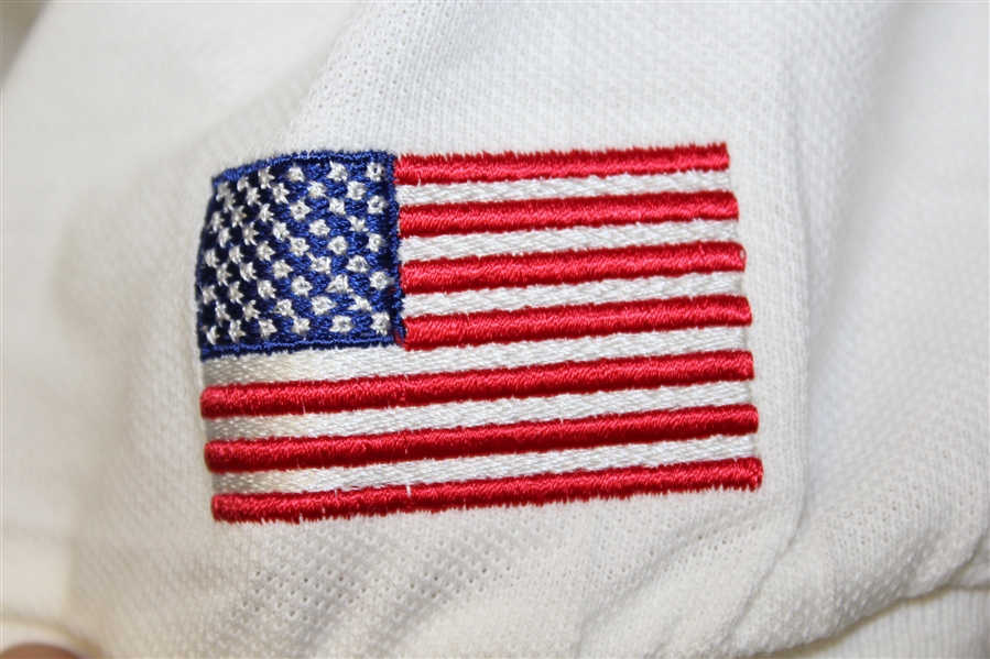 Ray Floyd's 1991 Ryder Cup USA Team Issued Uniform White Cotton Shirt - Kiawah