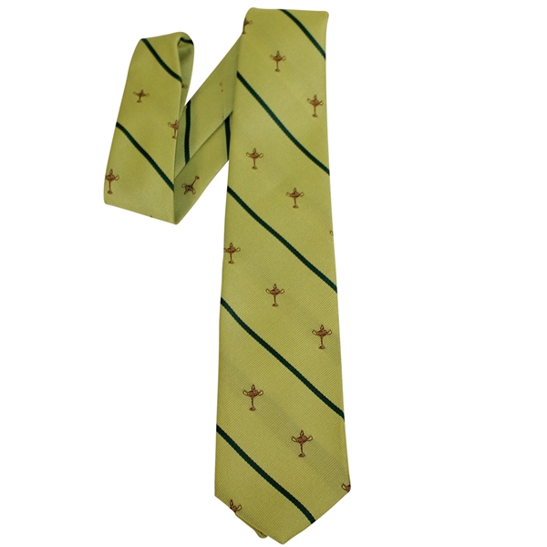 Ray Floyd's Ryder Cup USA Team Issued Yellow Tie - Made for Ryder Cup Matches