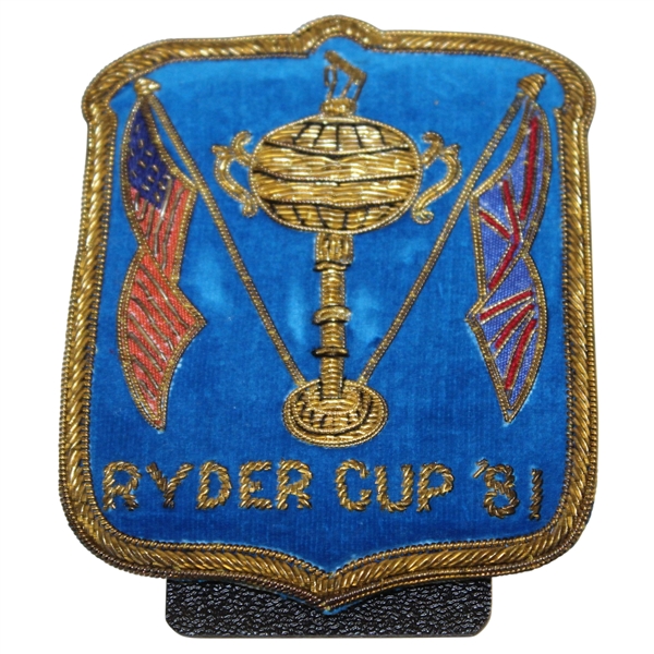 Ray Floyd's 1981 Ryder Cup USA Team Issued Blue Pocket Crest