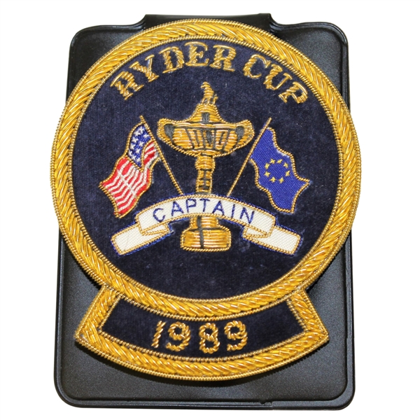 Ray Floyd's 1989 TEAM CAPTAIN Ryder Cup USA Team Issued Pocket Crest