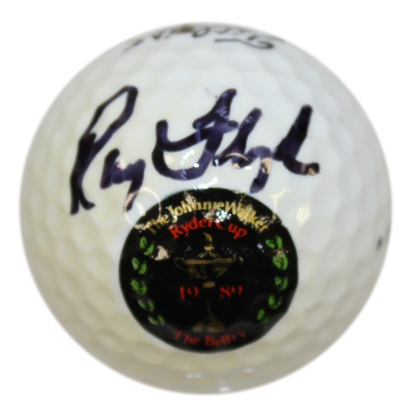 Ray Floyd Signed 1989 Ryder Cup at The Belfry Logo Golf Ball JSA ALOA