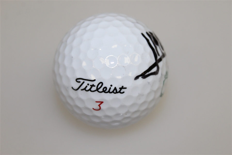 Jose Maria Olazabal Signed Masters Logo Golf Ball JSA ALOA