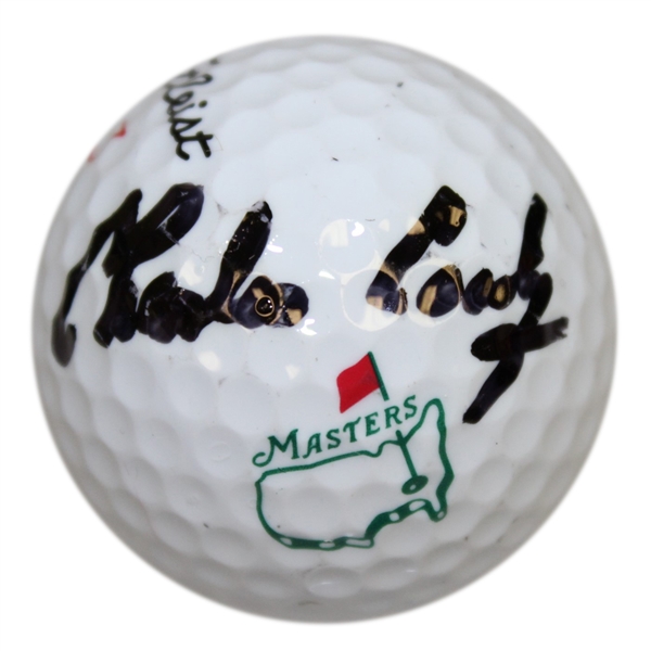 Charles Coody Signed Masters Logo Golf Ball JSA ALOA
