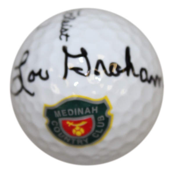 Lou Graham Signed Medinah Country Club Logo Golf Ball JSA ALOA